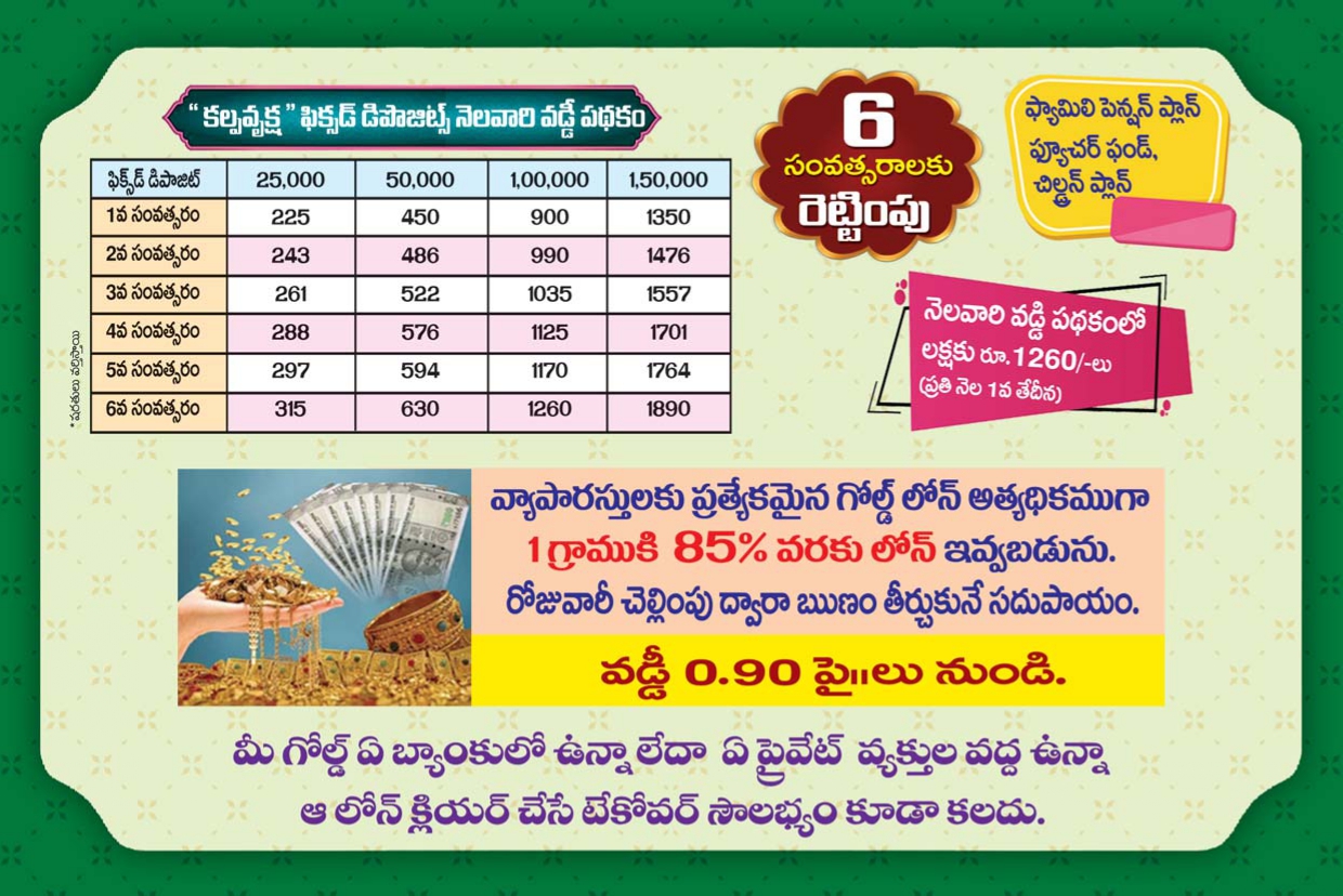 SWARNNANDHRA CO- OPERATIVE SOCIETY PVT LTD